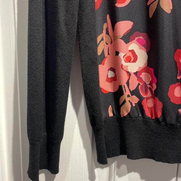 Like New Kate Spade ♠️ Floral Long Sleeve Turtleneck Sweater - Picture 3 of 12